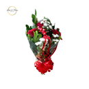 Buque 3 rosas vermelhas enfeitado